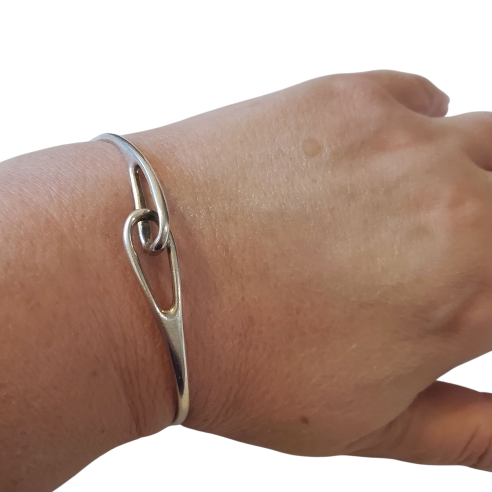 Tiffany & Co. Double Loop Infinity Sterling Silve… - image 2